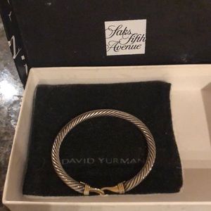 David Yurman cable classic buckle bracelet